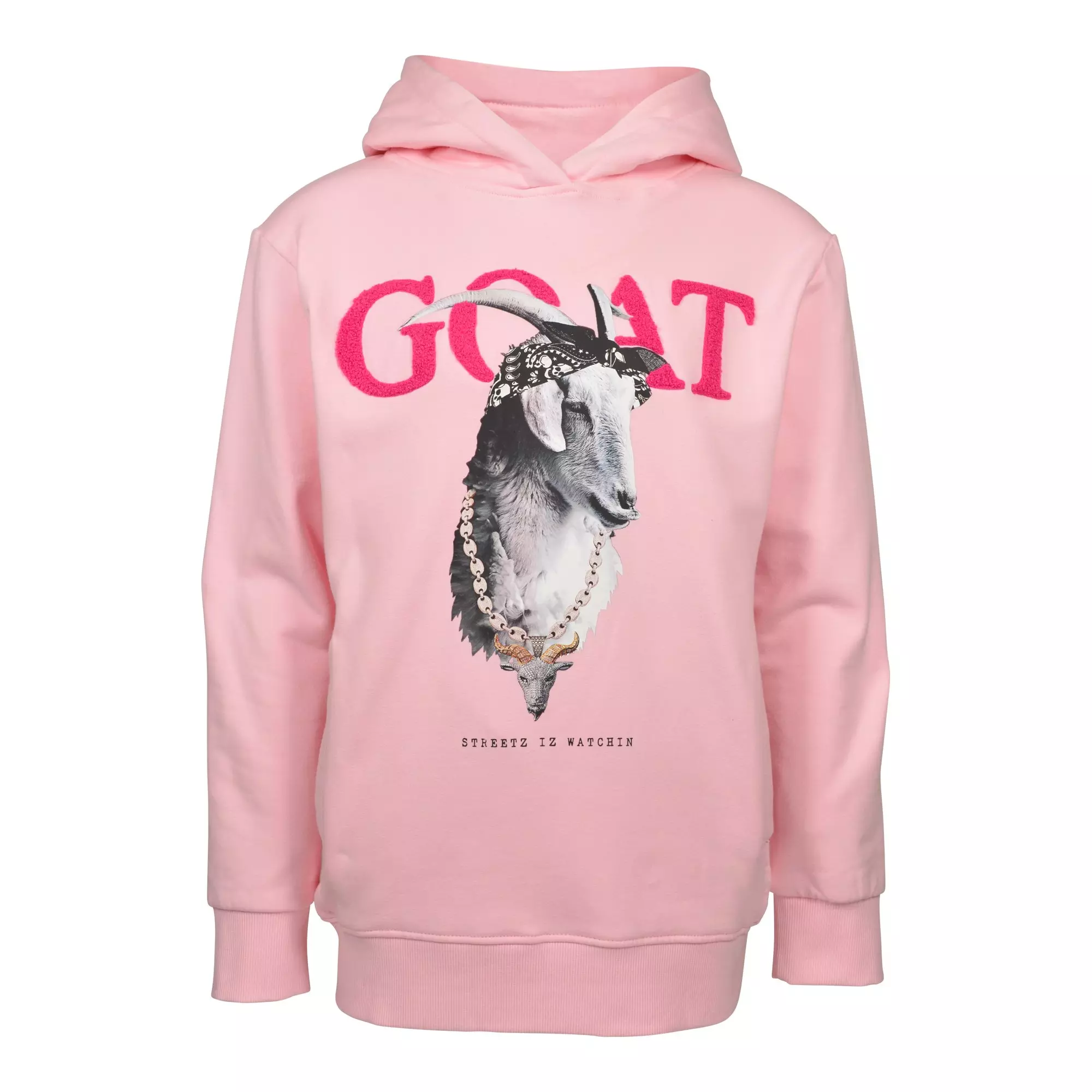 Pink Girls GOAT Hoodie Oversized Sweatshirt | Hibbett